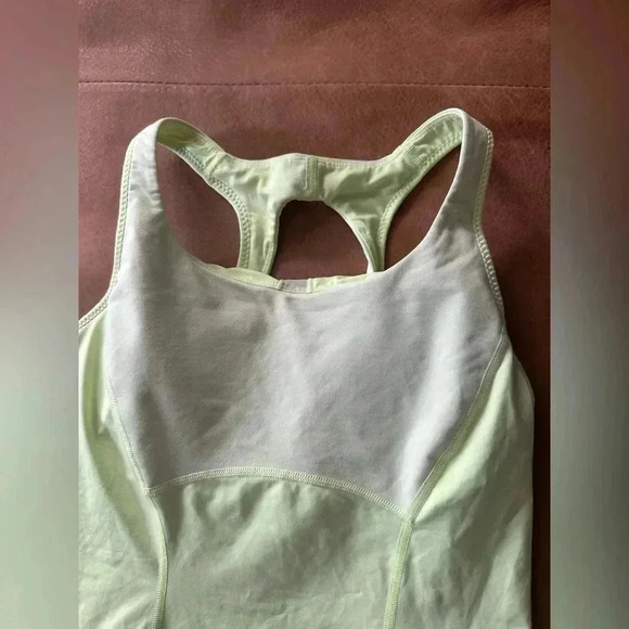 Lululemon Yellow Padded Tank Size Small - Picture 4 of 8